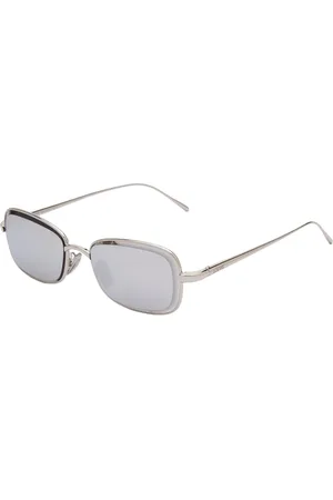 Loewe Anagram Metal Sunglasses in