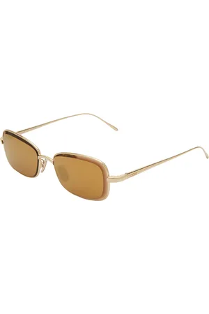 Loewe Anagram Metal Sunglasses in