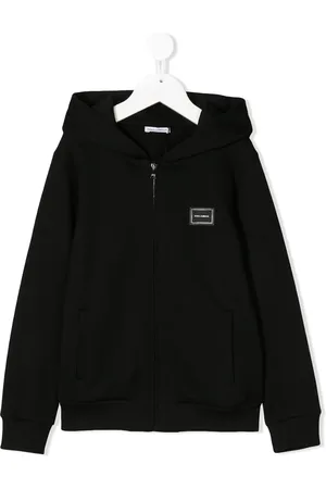 Dolce & Gabbana Logo-tag zip-up hoodie