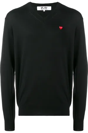 Comme des Garçons Contrast logo jumper