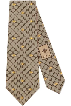 Gucci GG bees tie
