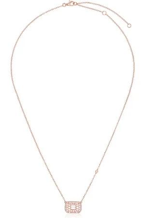 Shay Baguette diamond necklace