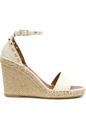VALENTINO GARAVANI Double Rockstud 95mm wedge sandals