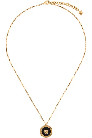 VERSACE Medusa enamel necklace