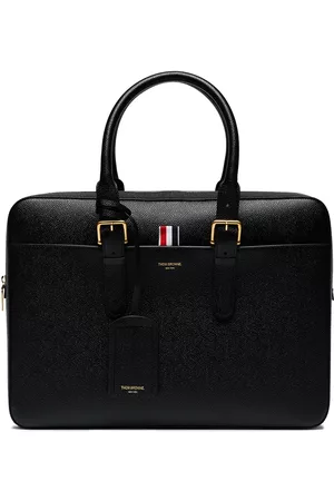 Thom Browne Men Suitcases & Luggage - Business Bag in Black Pebble Grain