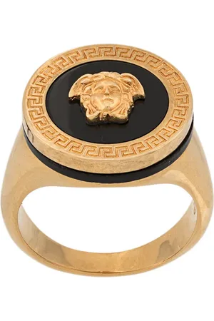 VERSACE Medusa enamel ring