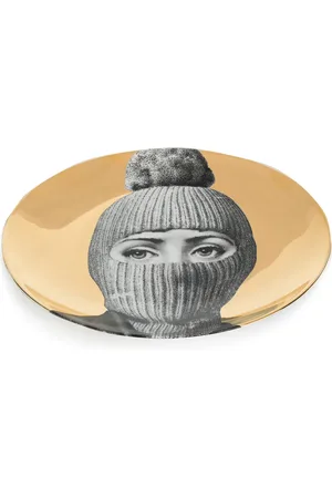 FORNASETTI Masked woman plate