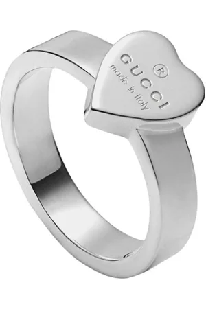 Gucci Sterling Trademark heart ring