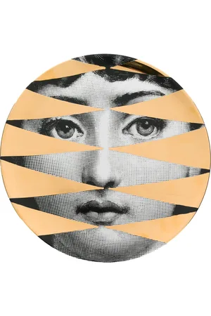 FORNASETTI Diamond portrait plate