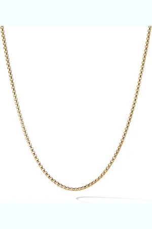 David Yurman 18kt yellow Box Chain necklace