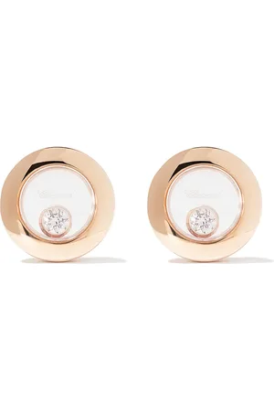 Chopard 18kt rose gold Happy Diamonds Icons ear pins