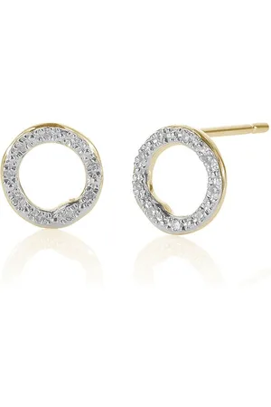 Monica Vinader Riva Diamond Circle Stud earrings