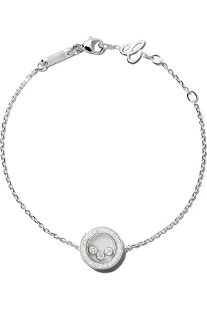 Chopard 18kt white gold Happy Diamonds Icons bracelet