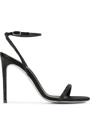 RENE CAOVILLA Beaded heeled sandals
