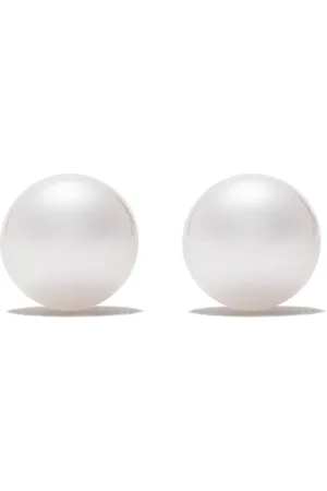 Tasaki 18kt gold 8mm Akoya pearl earrings