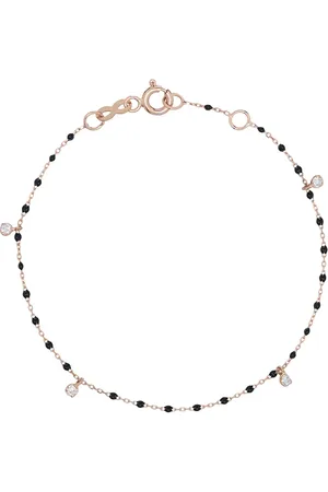 GIGI CLOZEAU 18kt diamond beaded bracelet