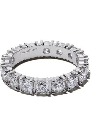 De Beers Platinum DB Classic Full Eternity diamond 3.5mm band