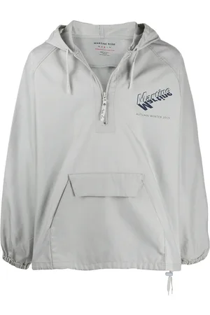 MARTINE ROSE Zipped neck wind breaker
