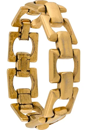 VERSACE 1990s square link bracelet
