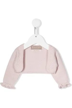 LA STUPENDERIA Ruffled cashmere cardigan