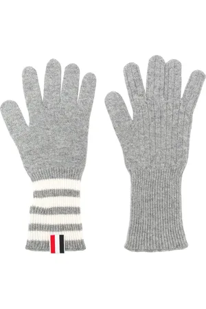 Thom Browne 4-bar Cashmere Gloves
