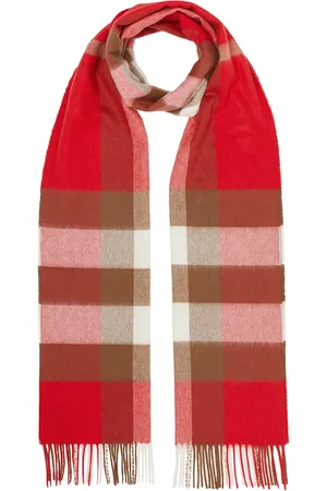 Burberry Check cashmere scarf