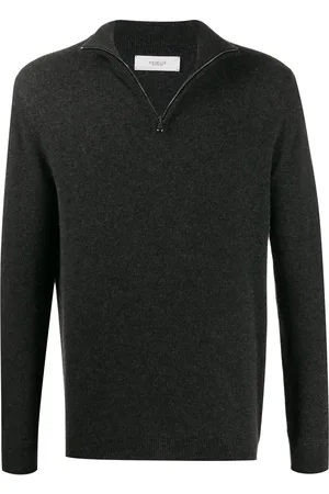 PRINGLE OF SCOTLAND Fine knit zipped sweater