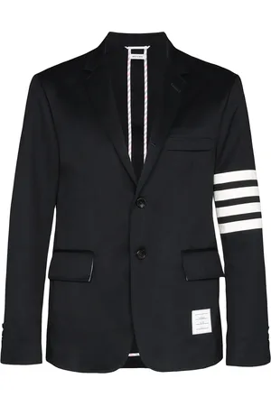 Thom Browne Unconstructed 4-Bar single-breasted blazer