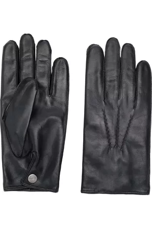 N.PEAL Men Gloves - 007 leather & cashmere lined gloves