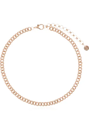Shay 18kt rose gold mini diamond choker