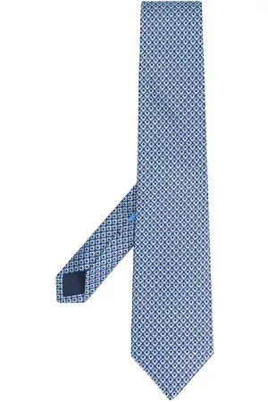 Salvatore Ferragamo Men Bow Ties - Monogram print tie