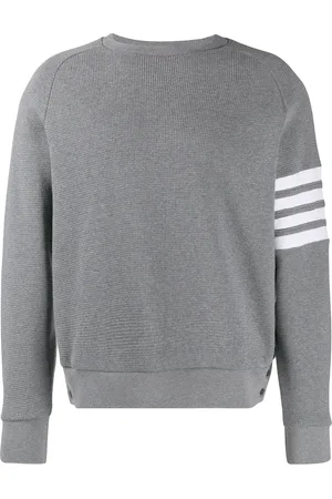 Thom Browne 4-Bar raglan-sleeve sweatshirt