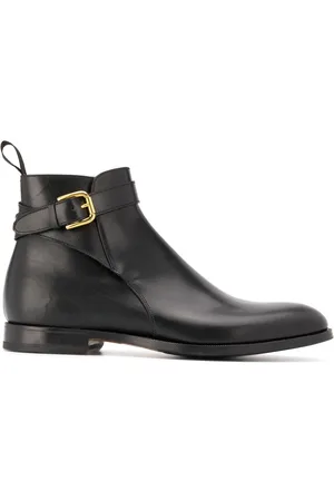 Scarosso Taylor buckled ankle boots