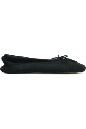 N.PEAL Bow tie slippers