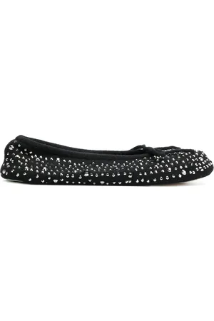 N.PEAL Jewelled slippers