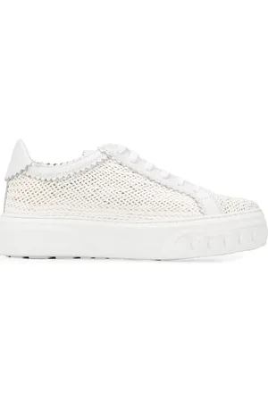 Casadei Woven low-top sneakers