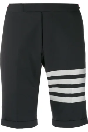Thom Browne 4-Bar plain weave suiting shorts