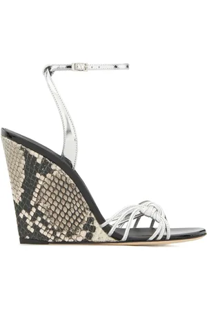 Giuseppe Zanotti Snake-effect wedge sandals