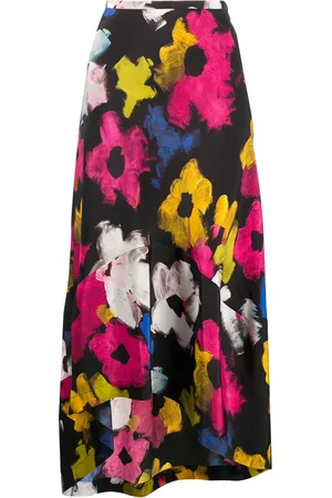 Colville Floral flounce skirt