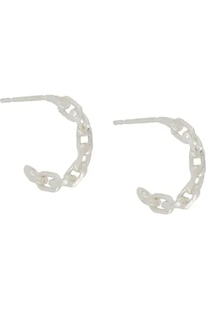 WOUTERS & HENDRIX Chain hoop earrings