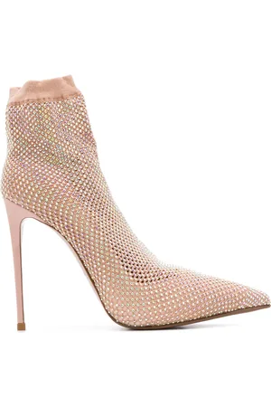 LE SILLA Crystal-embellished boots