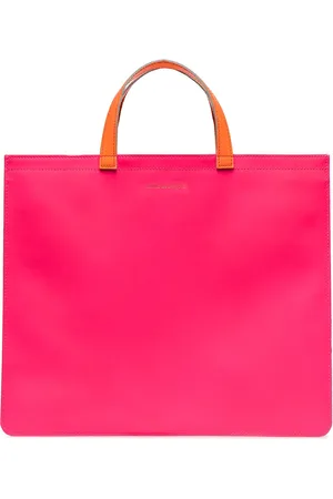 Comme des Garçons Colour-block leather tote bag