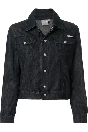 VERSACE Cropped denim jacket