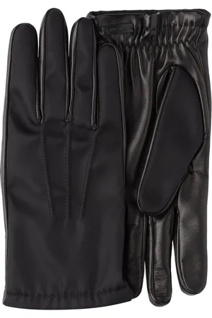 Prada Fabric and leather gloves
