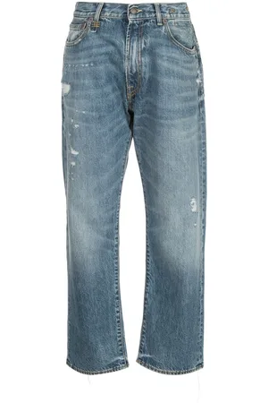 R13 Mid-rise boyfriend jeans