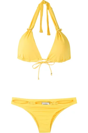 AMIR SLAMA Adjustable triangle bikini set