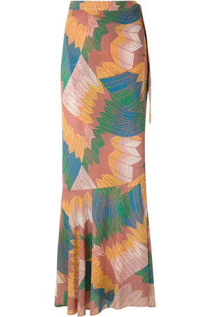 AMIR SLAMA Cocar wrap skirt