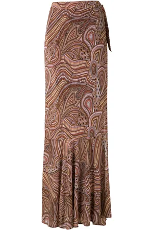 AMIR SLAMA Marajoara wrap skirt