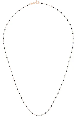 GIGI CLOZEAU 18kt rose beaded necklace