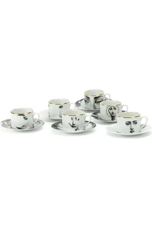 FORNASETTI Ceramic tea set